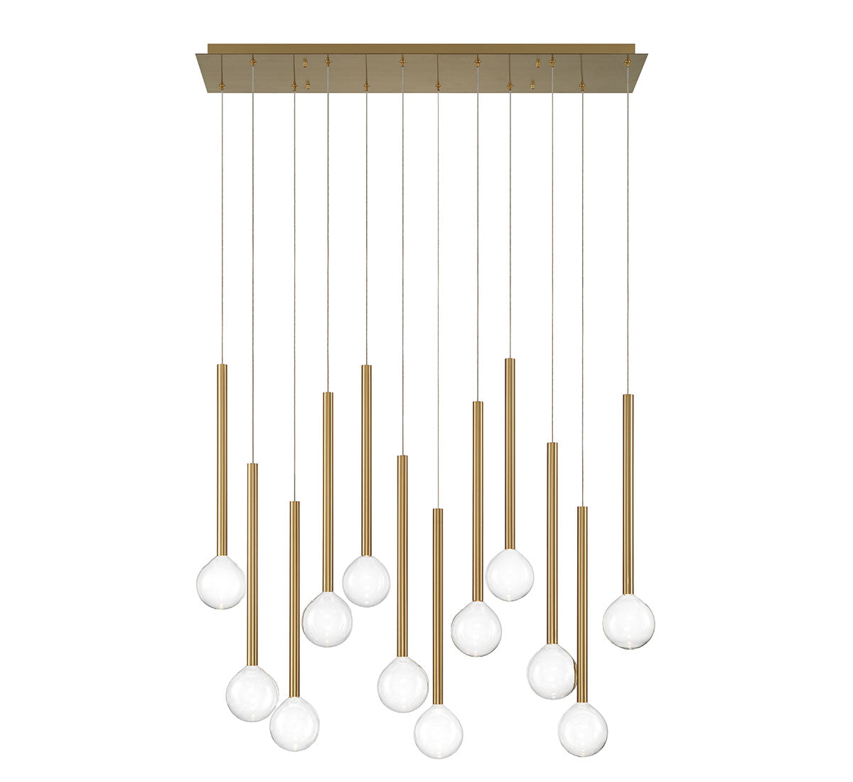Positano 12 Light Linear LED Chandelier