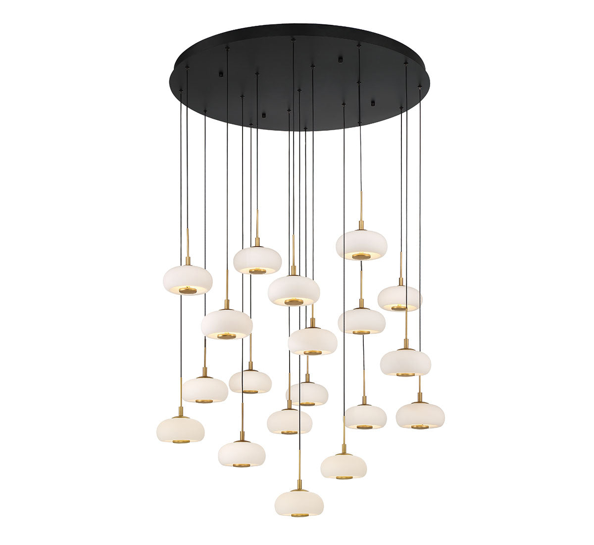 Adelfia 19 Light Round LED Chandelier
