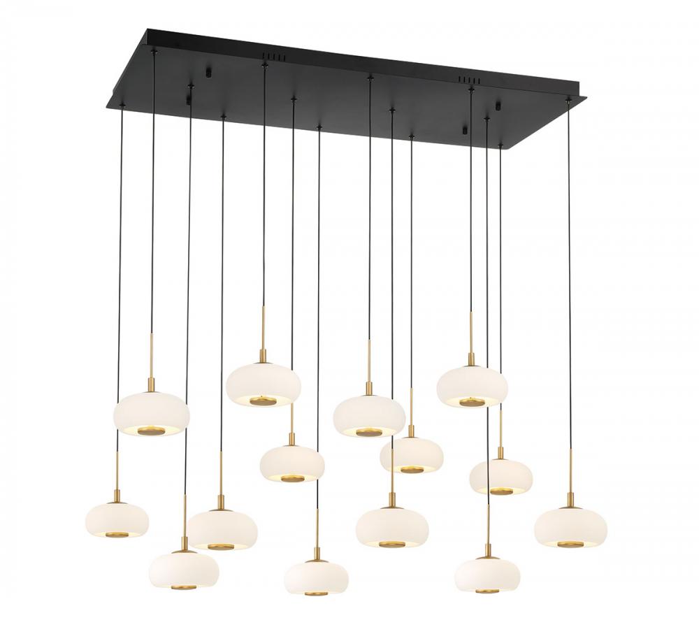 Adelfia Rectangular LED Chandelier