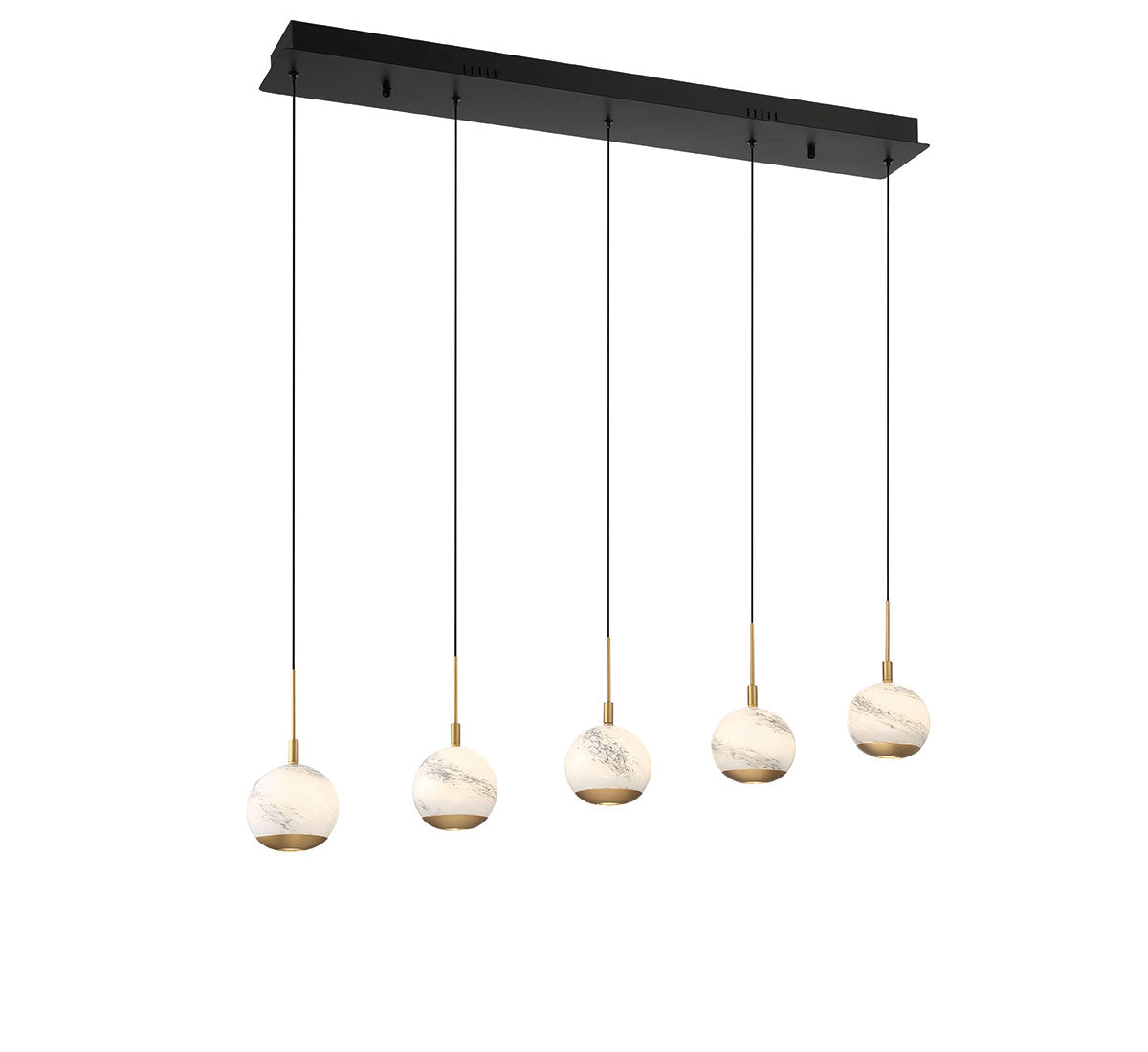 Baveno 5 Light Linear LED Chandelier