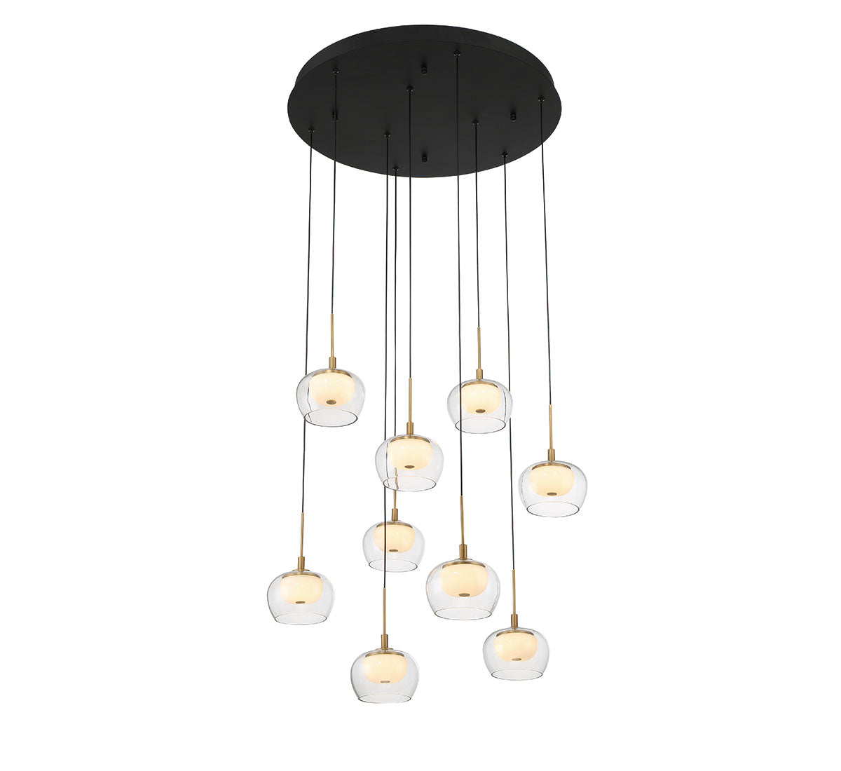Manarola 9 Light Round LED Chandelier