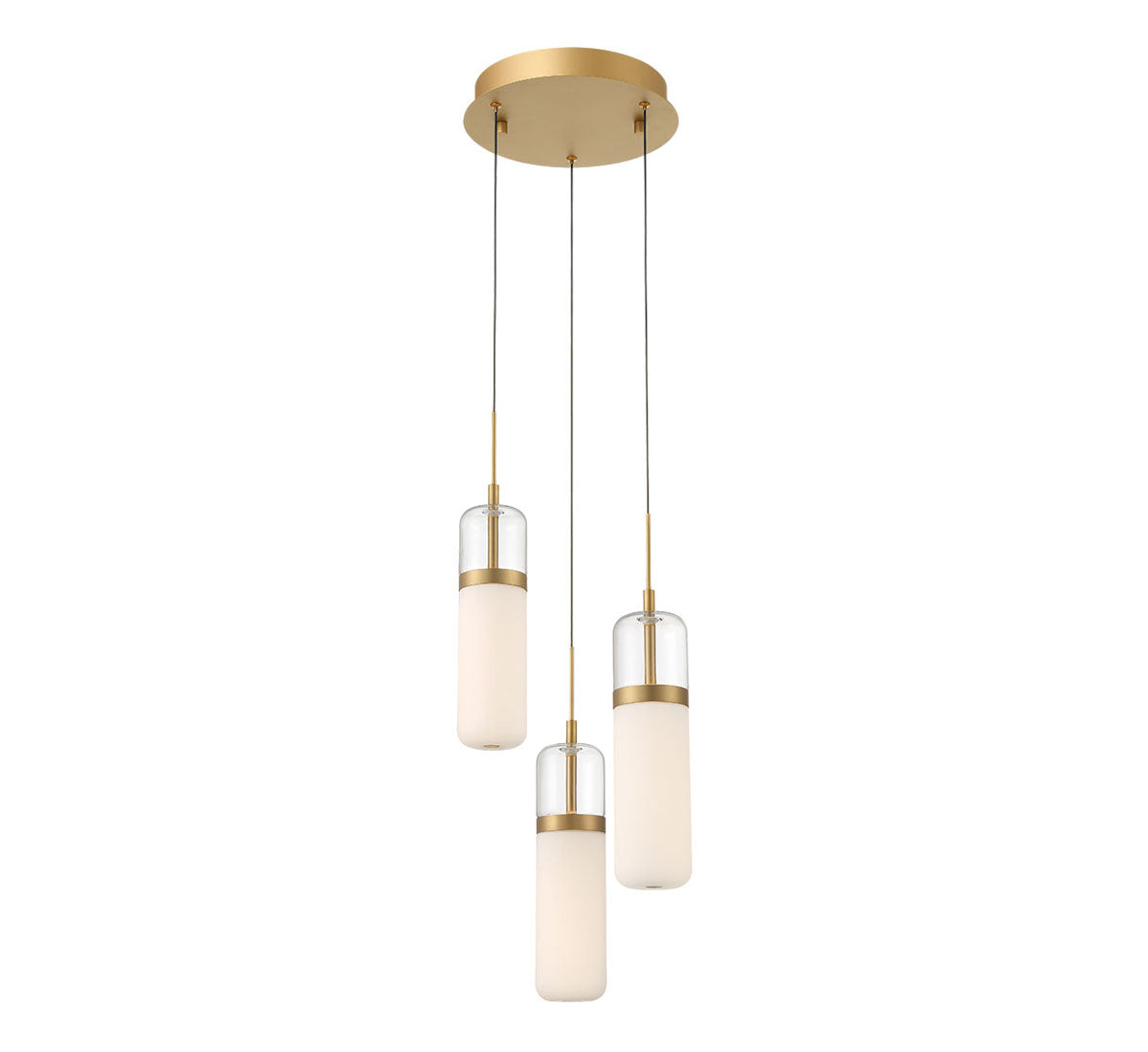 Verona 3 Light Round LED Pendant