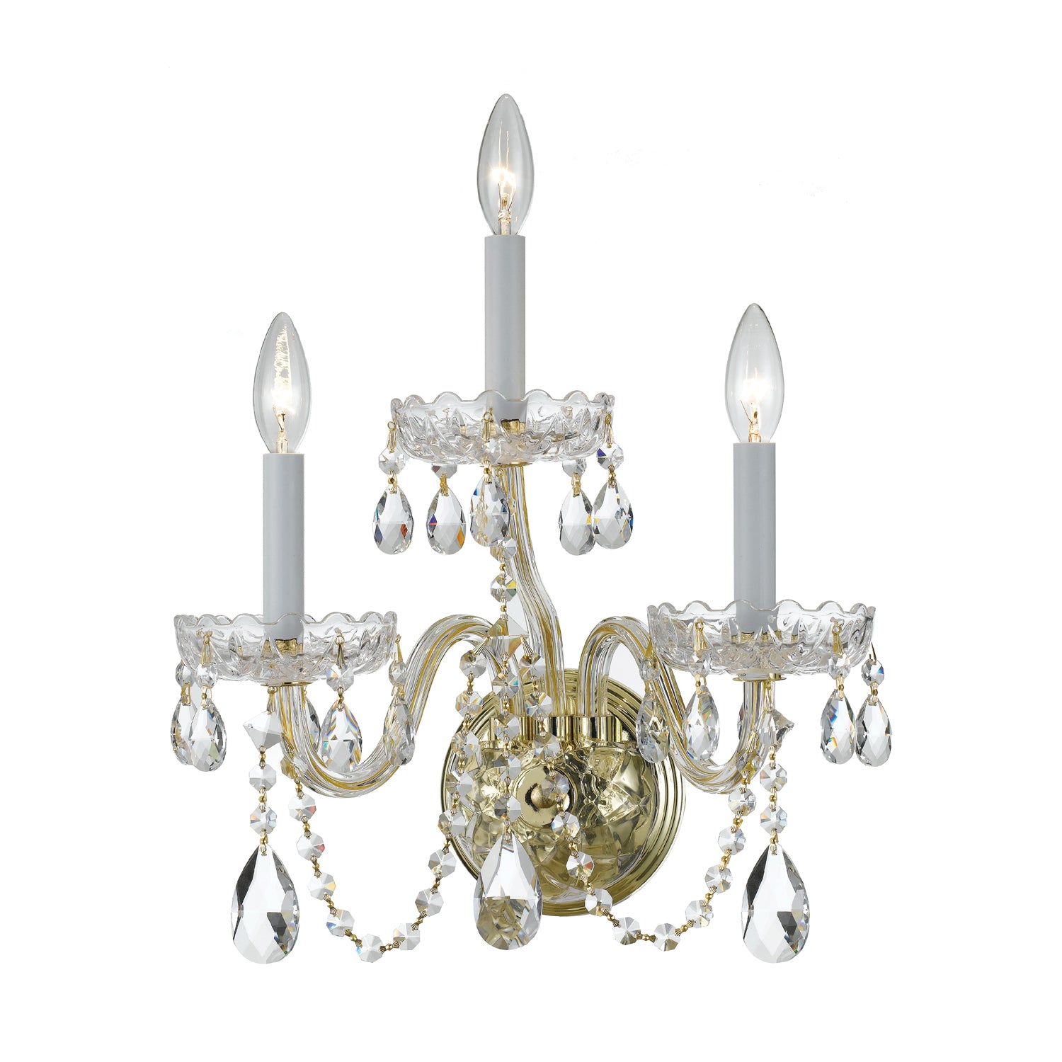 Traditional Crystal Sconce