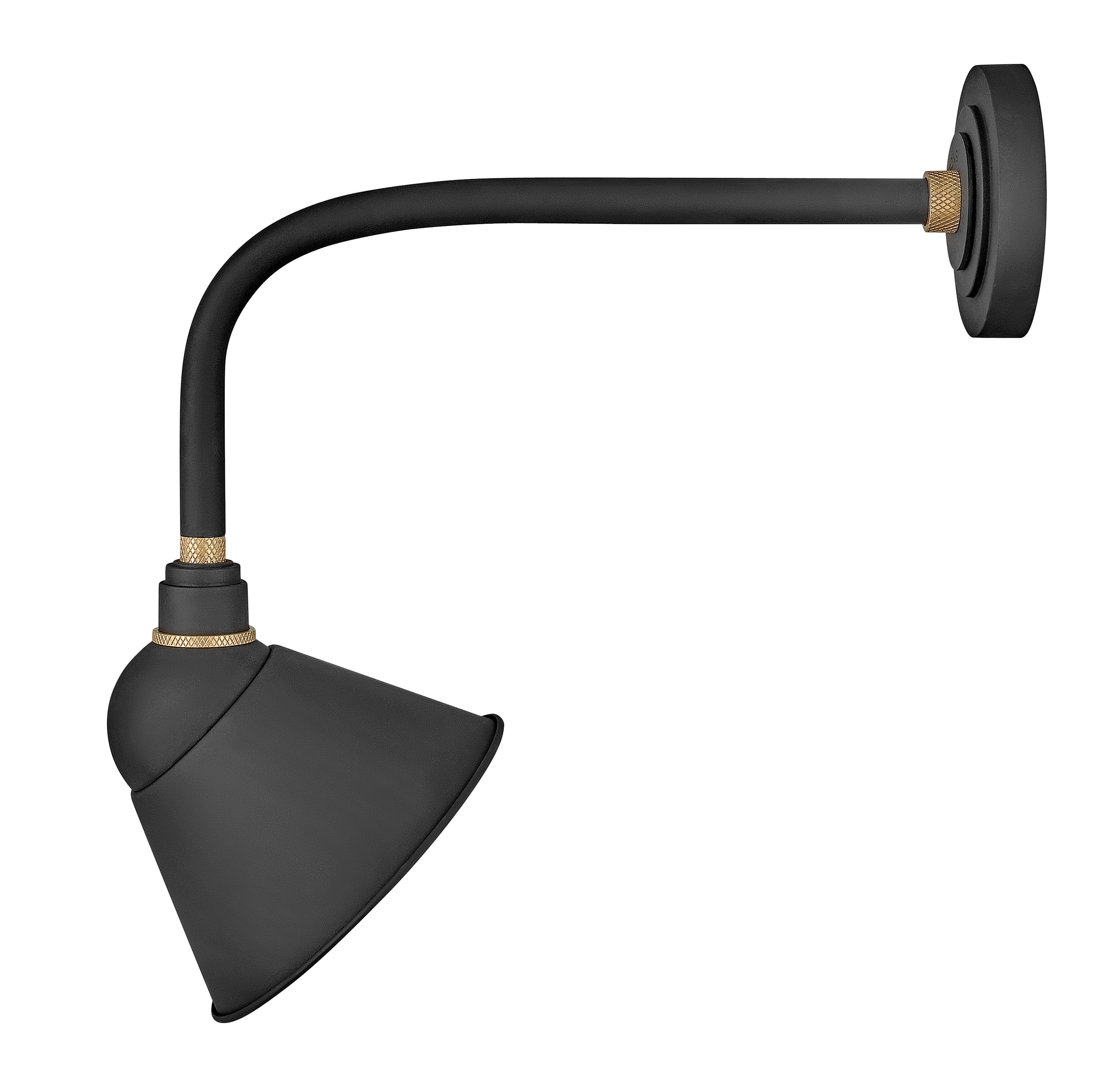 Foundry Sign Light Medium Straight Arm Barn Light