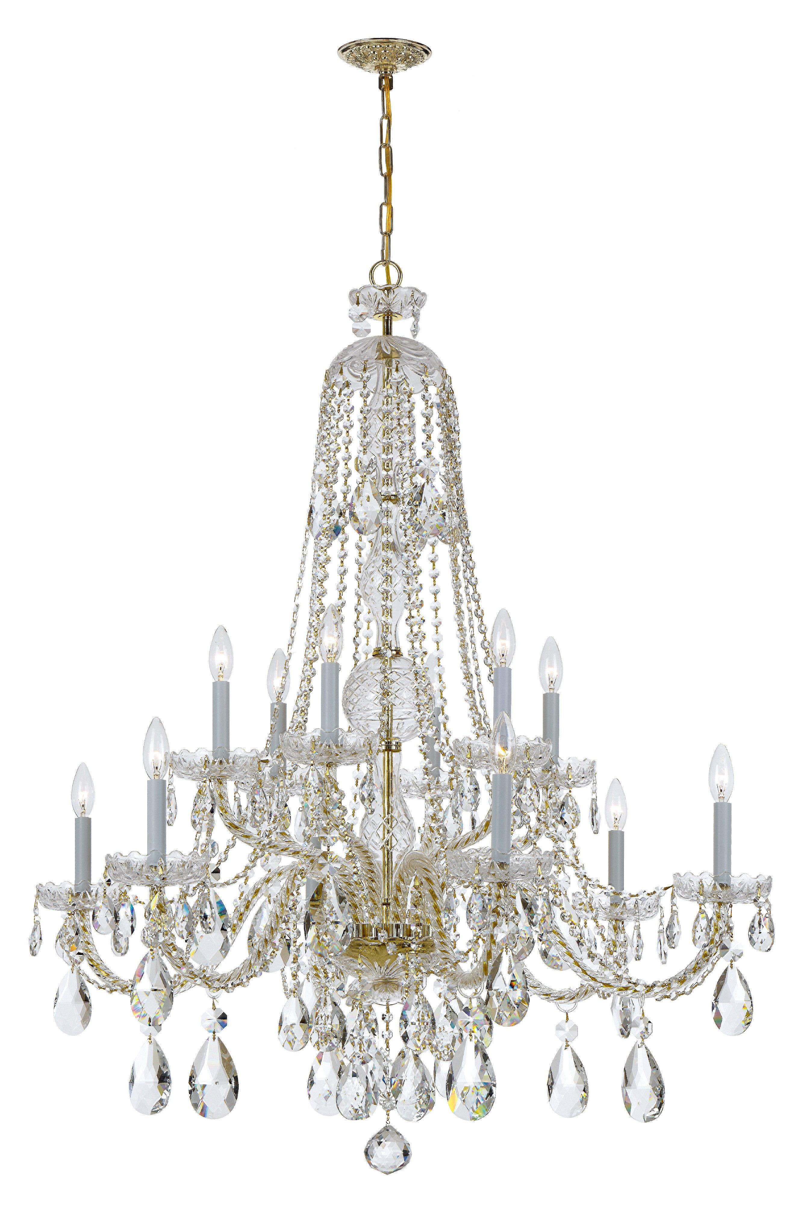 Traditional Crystal 42'' Chandelier