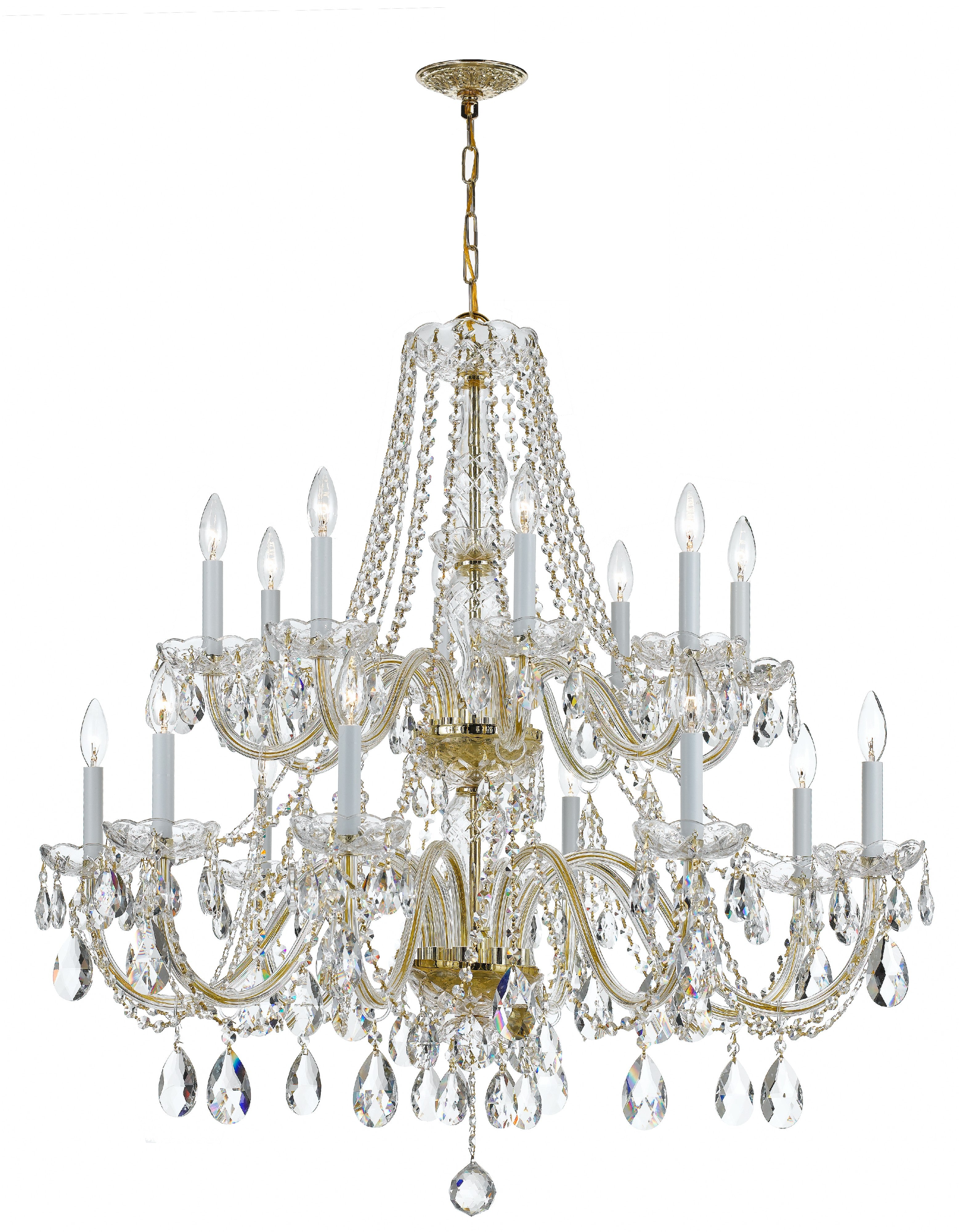Traditional Crystal 37'' Chandelier
