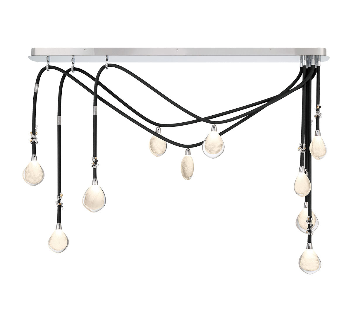 Bellissima 10 Light Linear LED Chandelier
