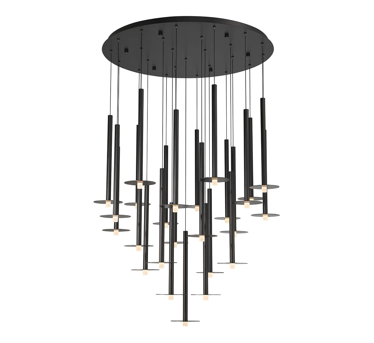 Piatto 25 Light Round LED Chandelier