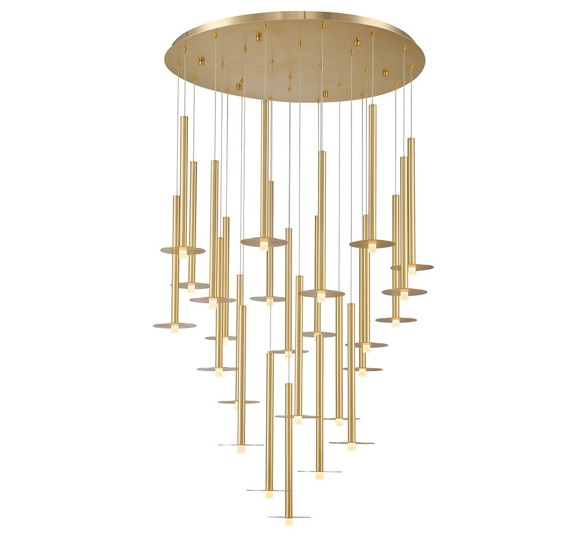 Piatto 25 Light Round LED Chandelier