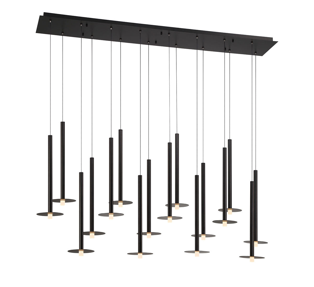 Piatto 16 Light Linear LED Chandelier