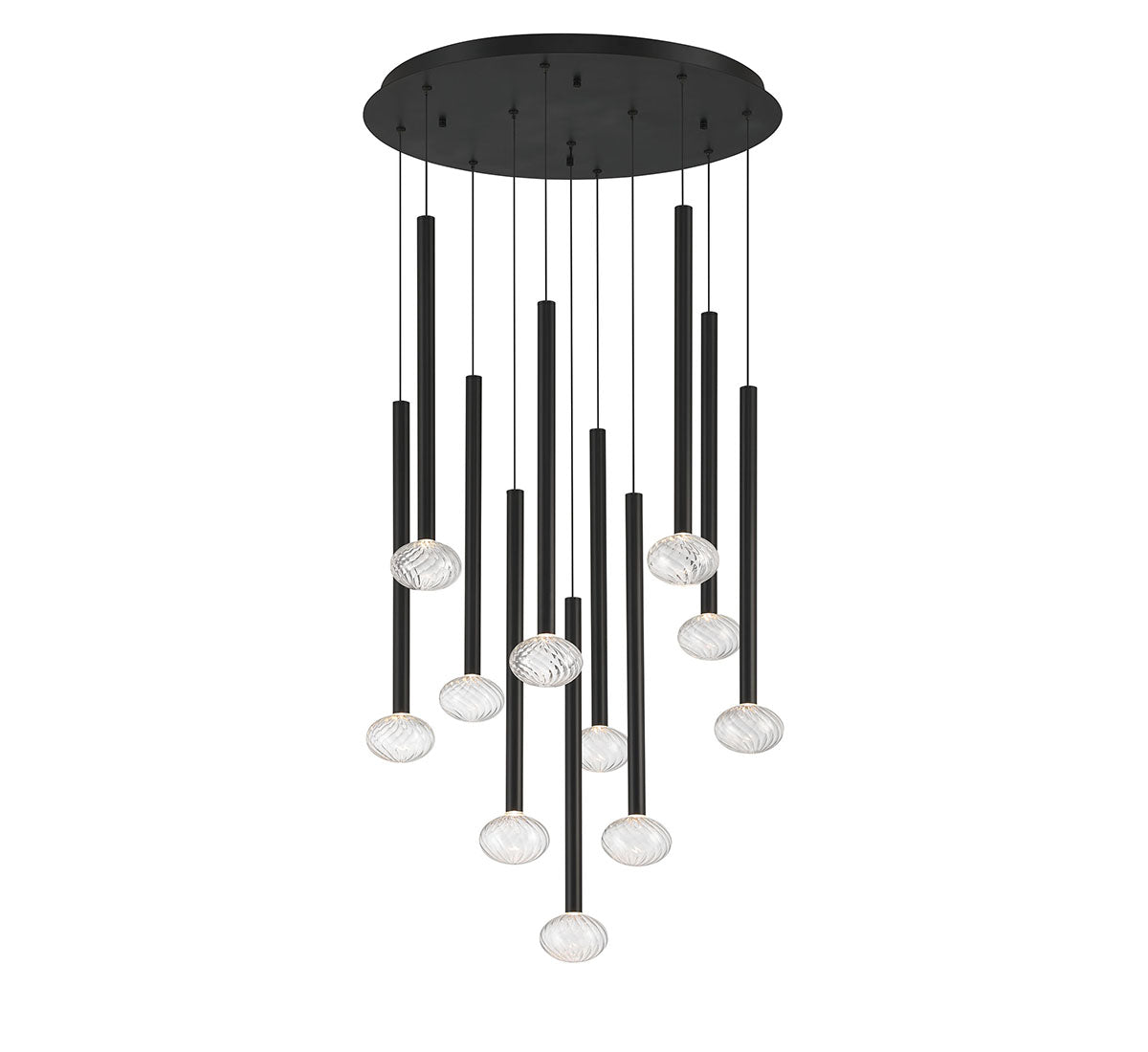 Soffio 11 Light Round LED Chandelier