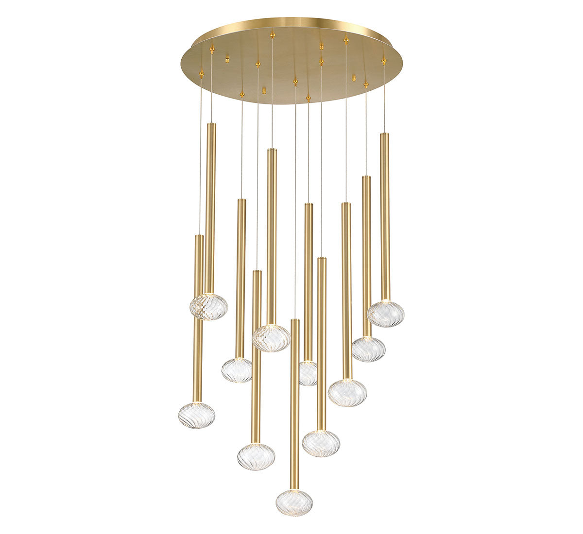 Soffio 11 Light Round LED Chandelier