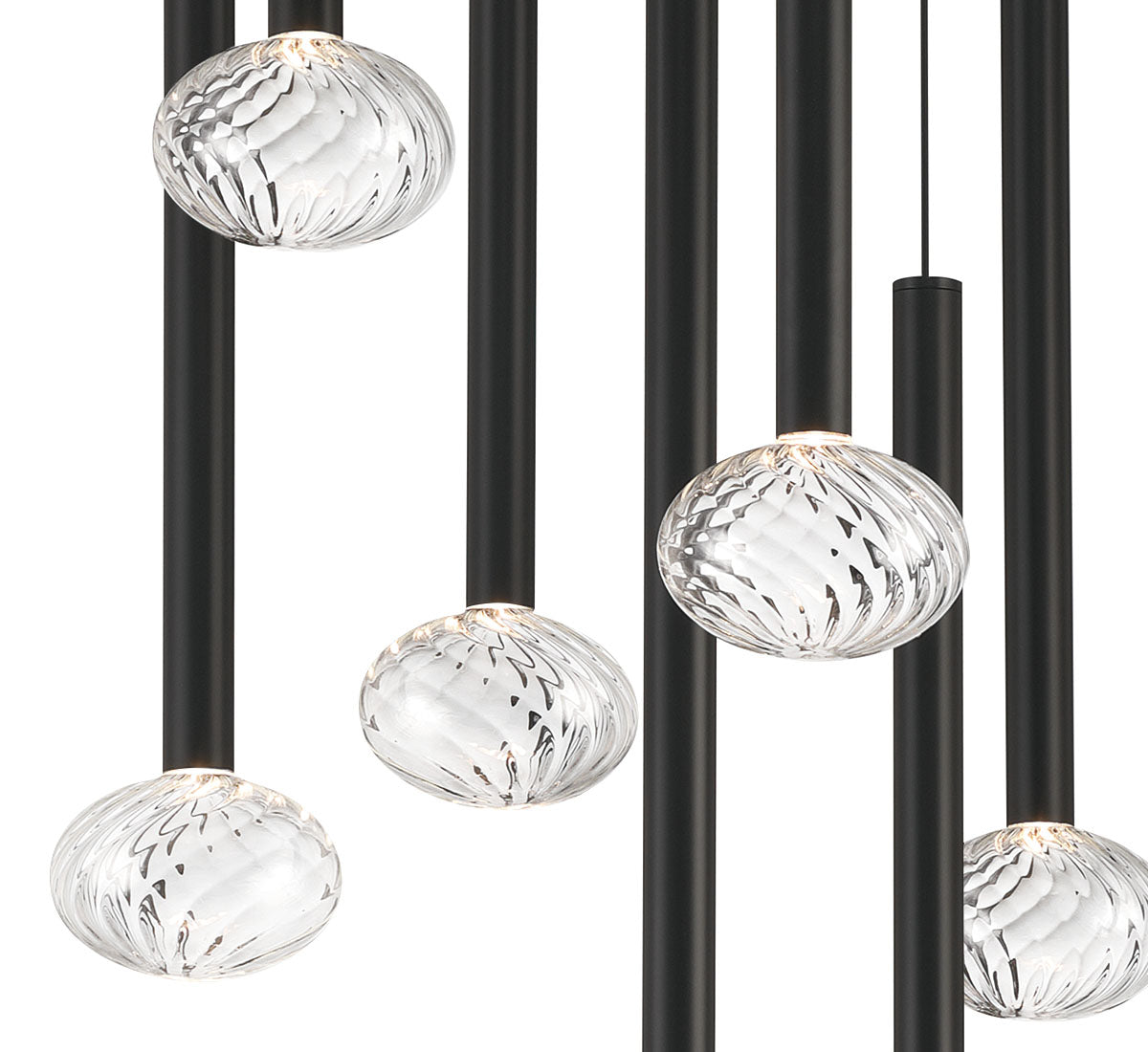 Soffio 44 Light Round LED Chandelier