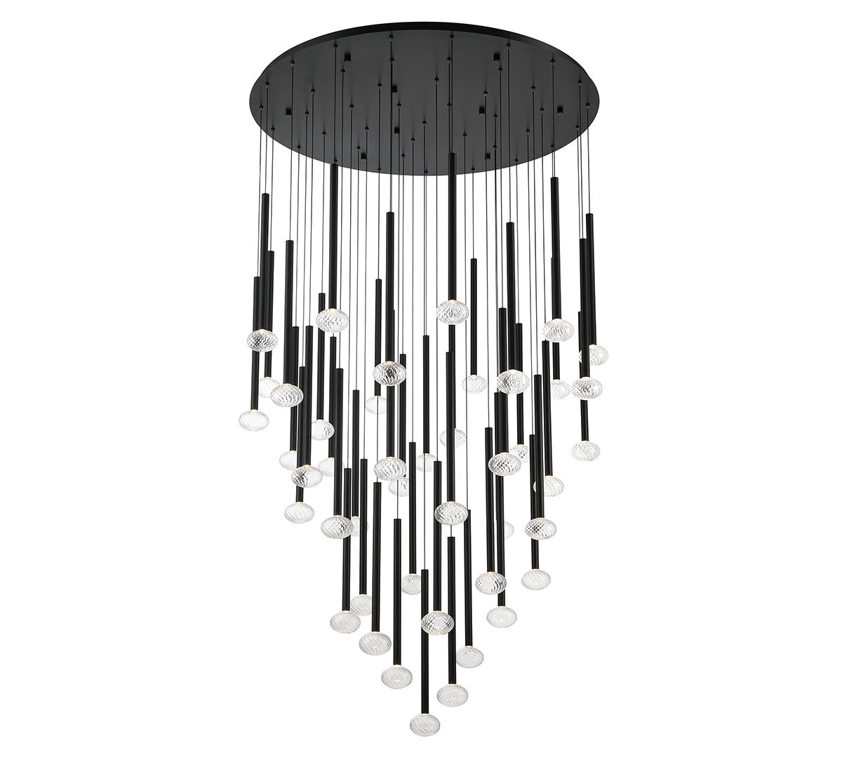 Soffio 44 Light Round LED Chandelier