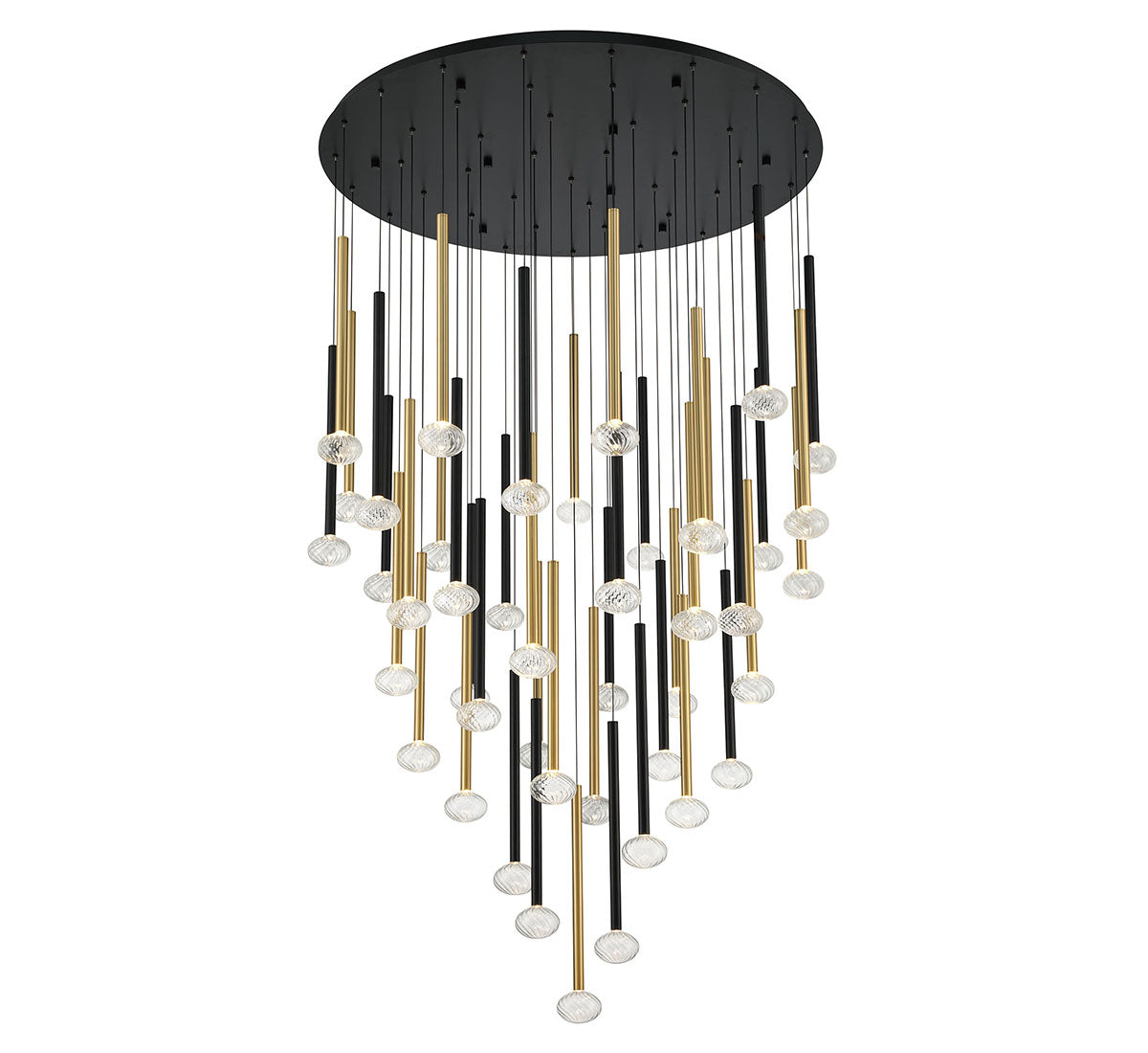 Soffio 44 Light Round LED Chandelier
