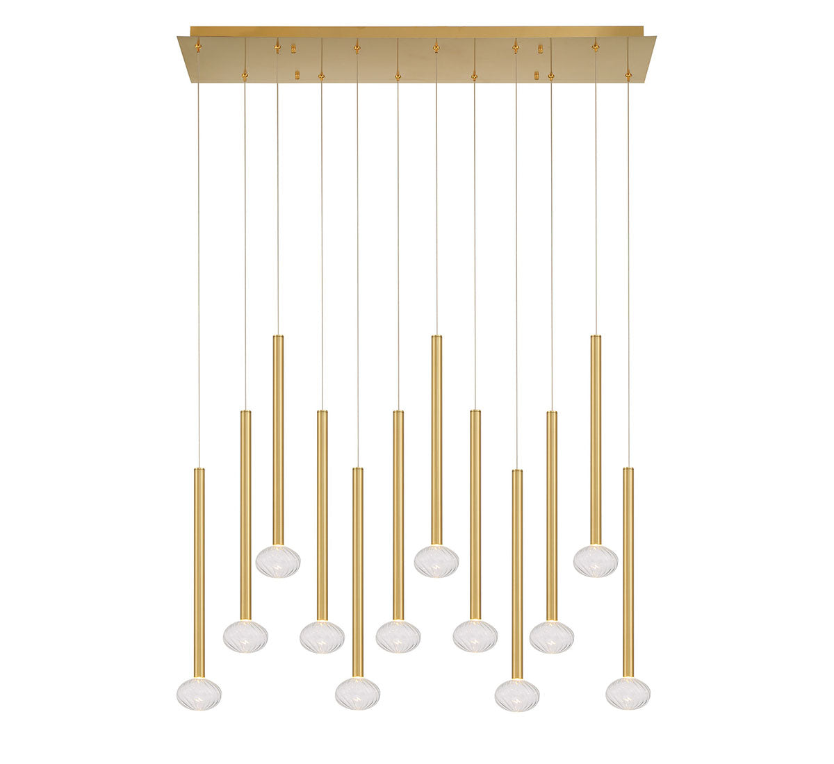 Soffio 12 Light Linear LED Chandelier