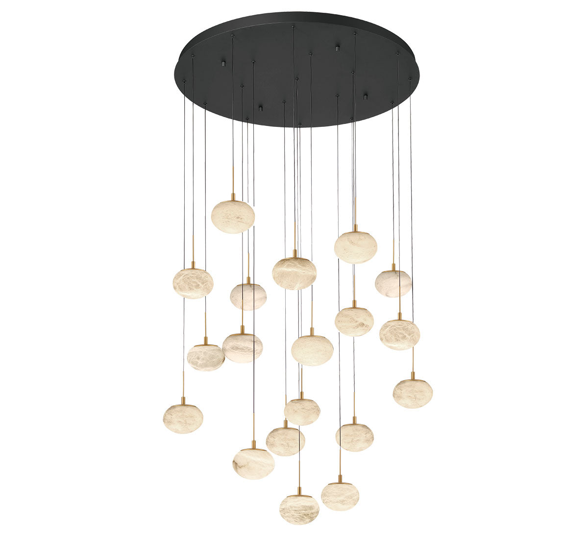 Calcolo 19 Light Round LED Chandelier