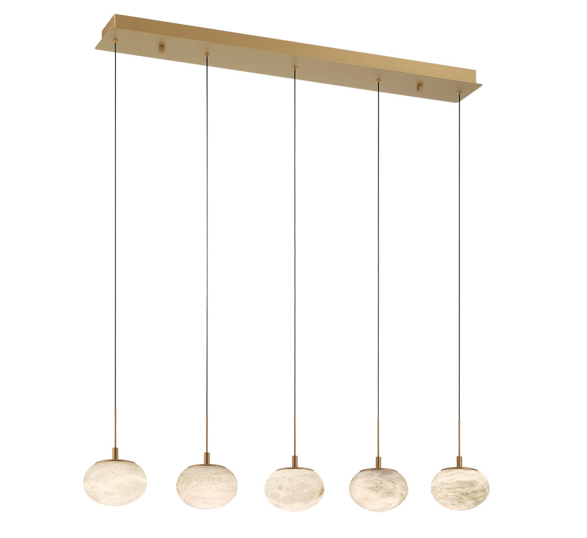 Calcolo 5 Light Linear LED Chandelier