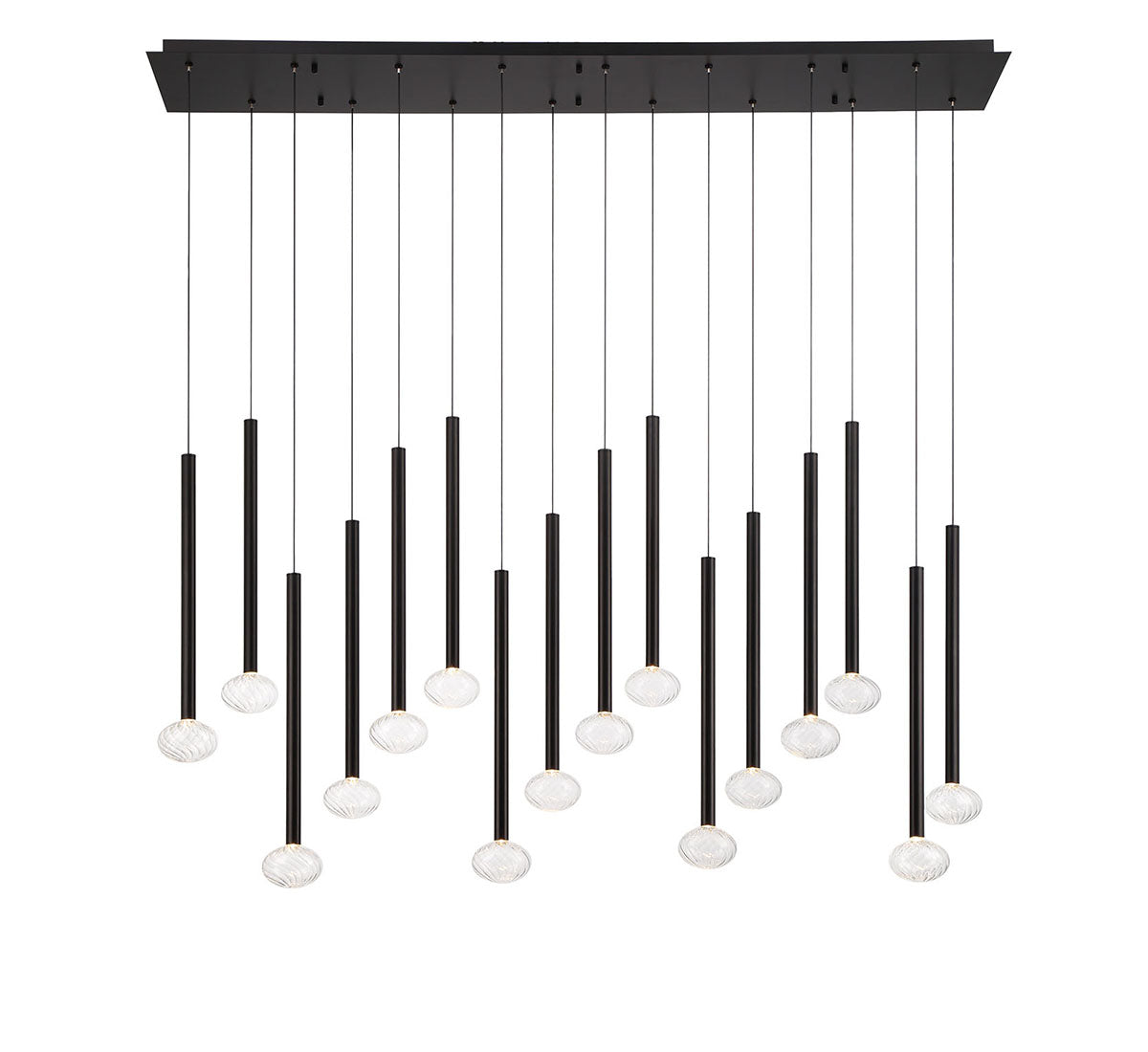 Soffio 16 Light Linear LED Chandelier