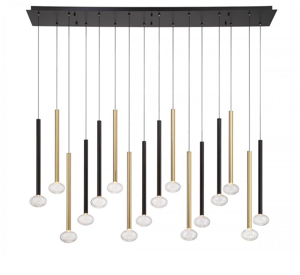 Soffio Linear LED Chandelier