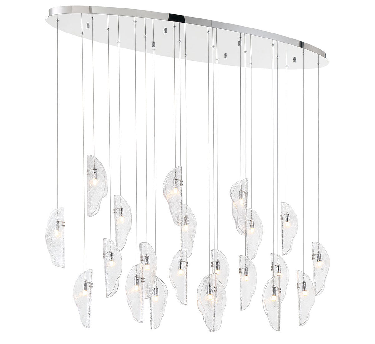 Sorrento 22 Light Oval LED Chandelier