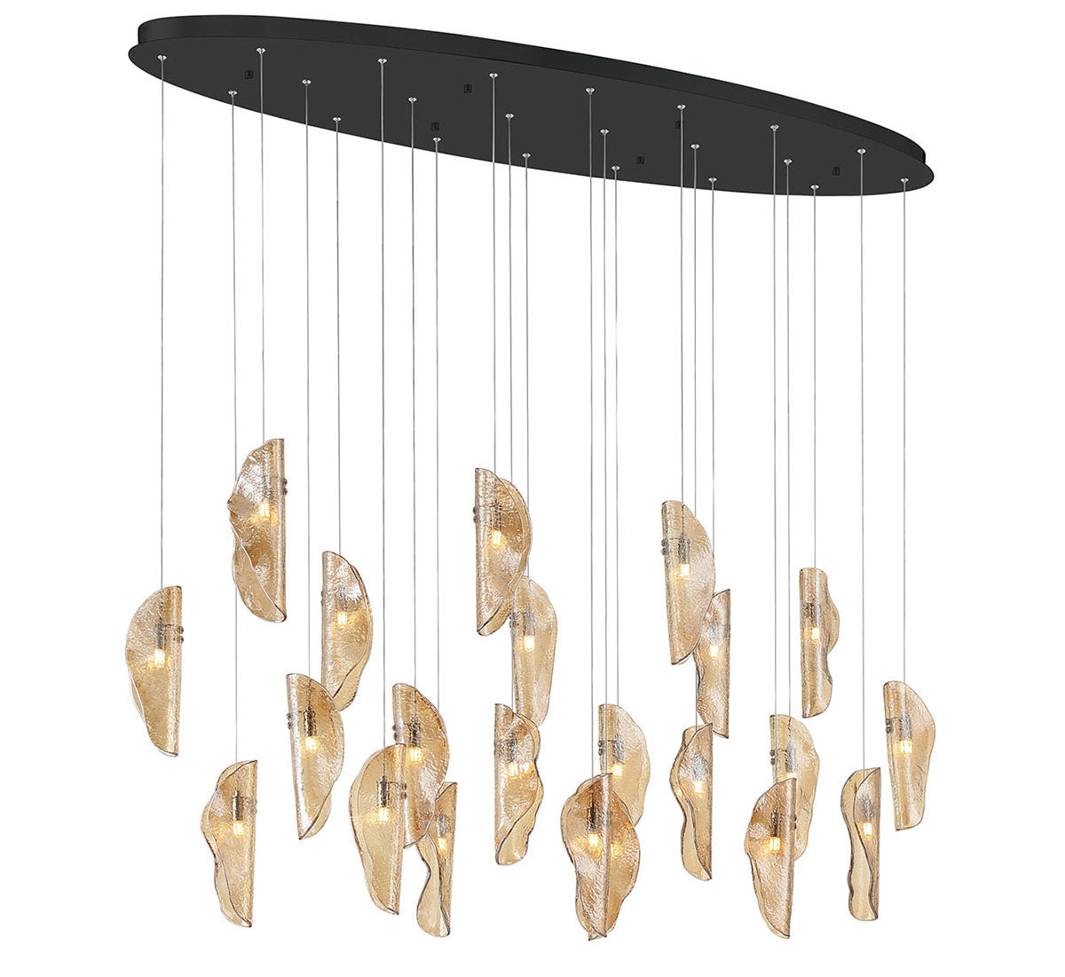 Sorrento 22 Light Oval LED Chandelier