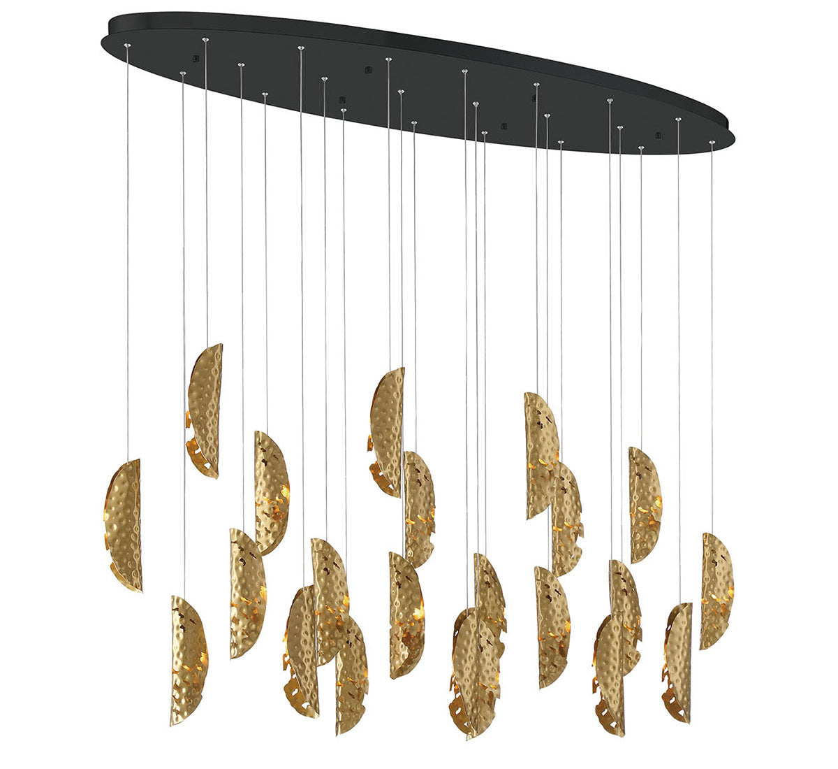 Sorrento 22 Light Oval LED Chandelier