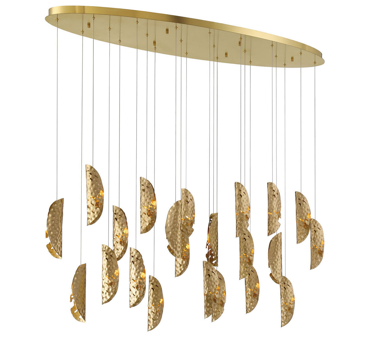Sorrento 22 Light Oval LED Chandelier