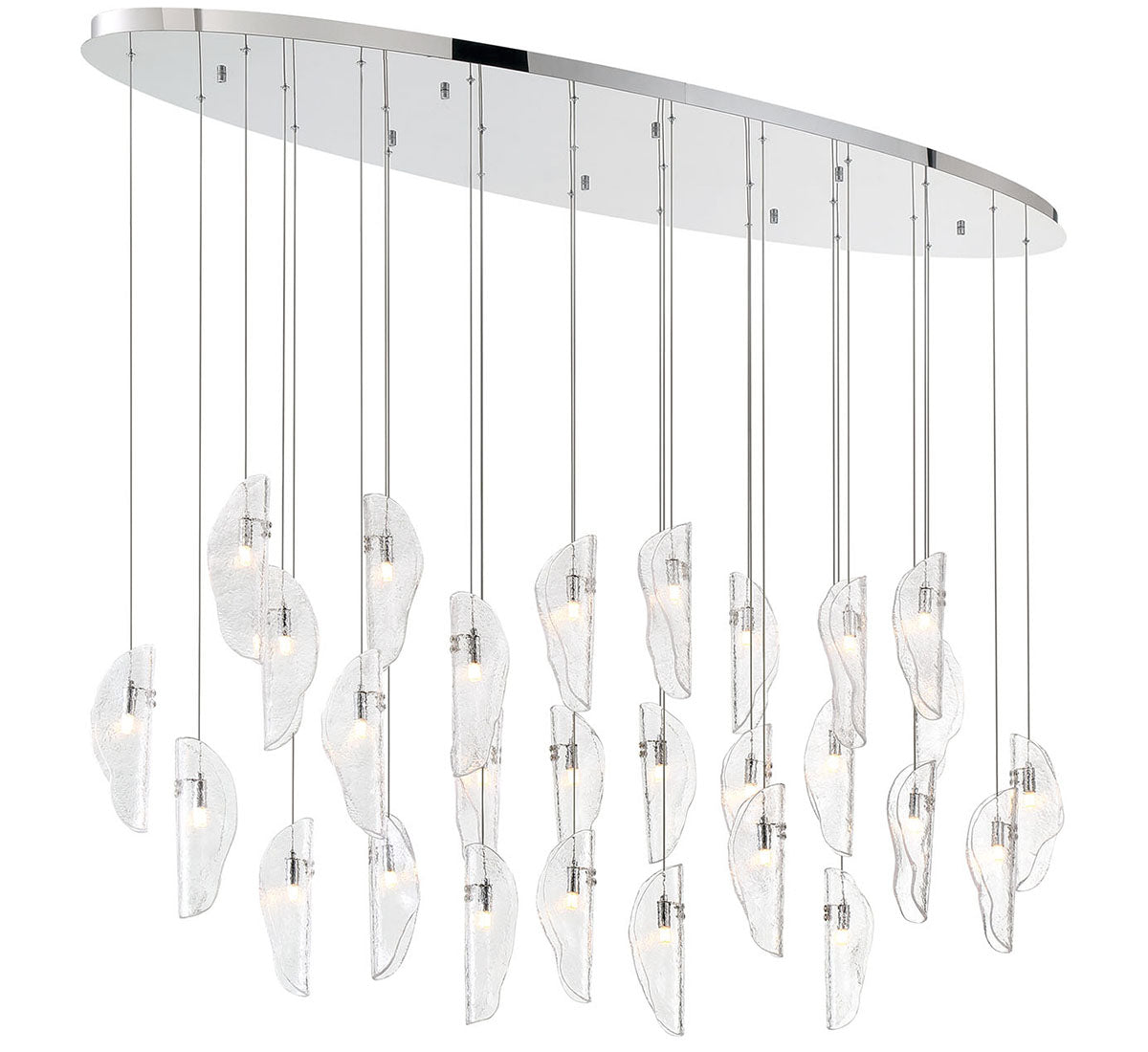 Sorrento 28 Light Oval LED Chandelier