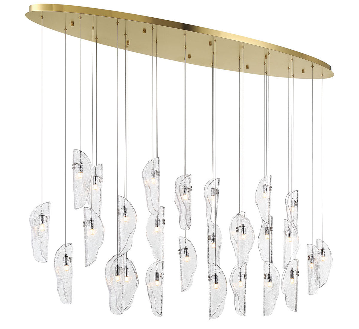 Sorrento 28 Light Oval LED Chandelier