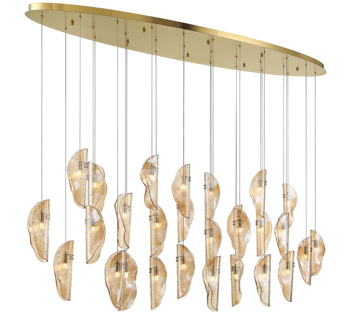 Sorrento 28 Light Oval LED Chandelier