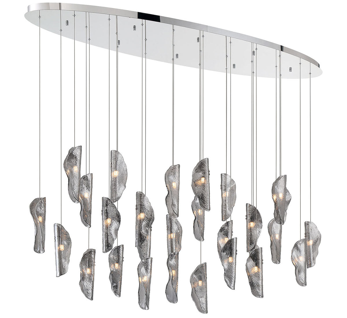 Sorrento 28 Light Oval LED Chandelier