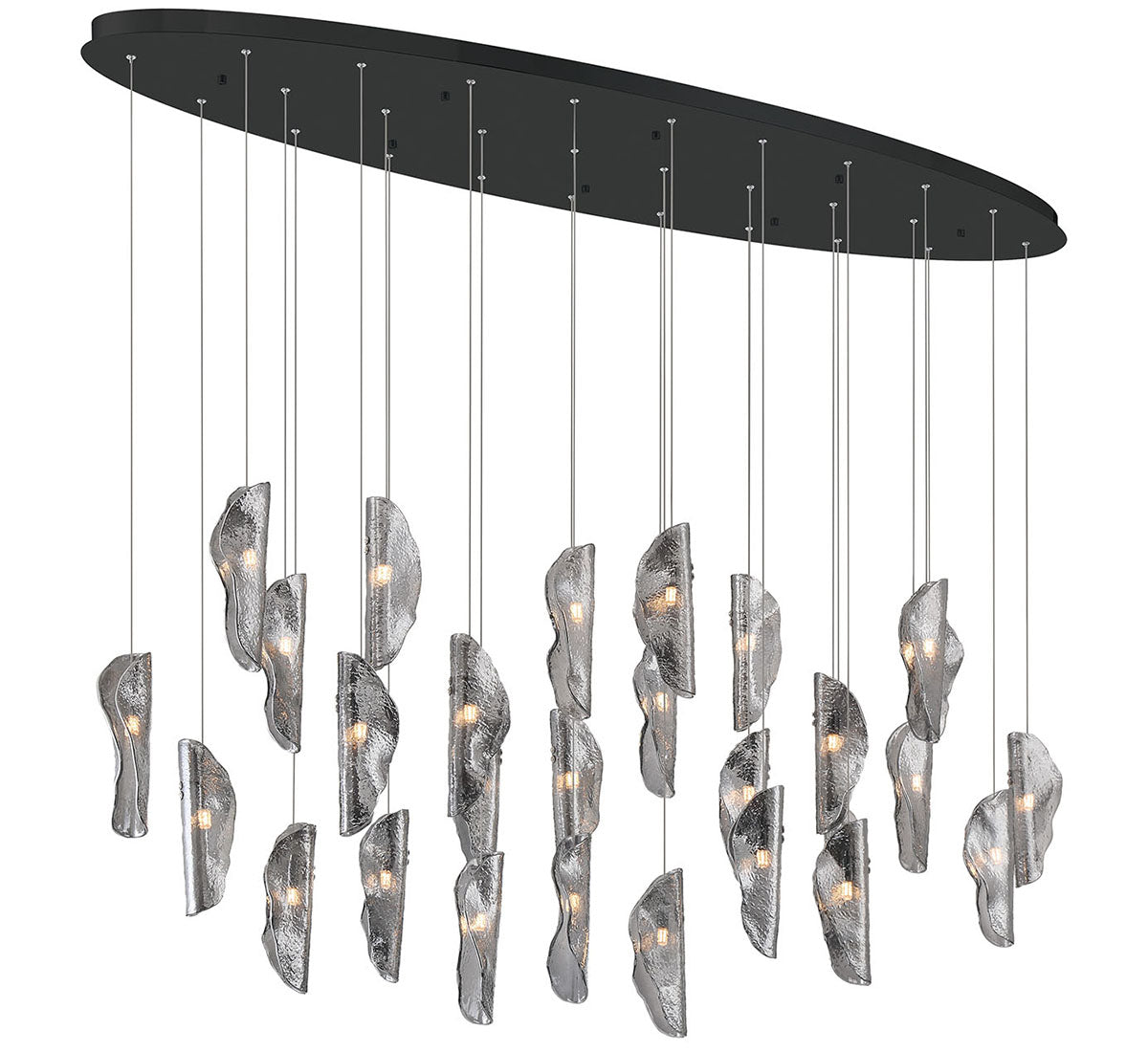 Sorrento 28 Light Oval LED Chandelier