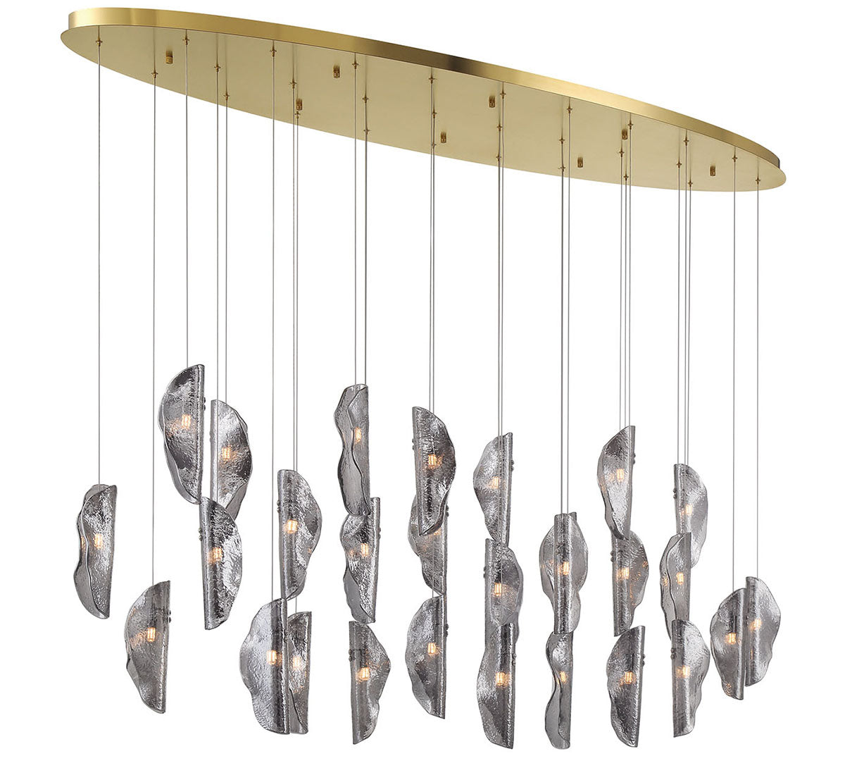 Sorrento 28 Light Oval LED Chandelier