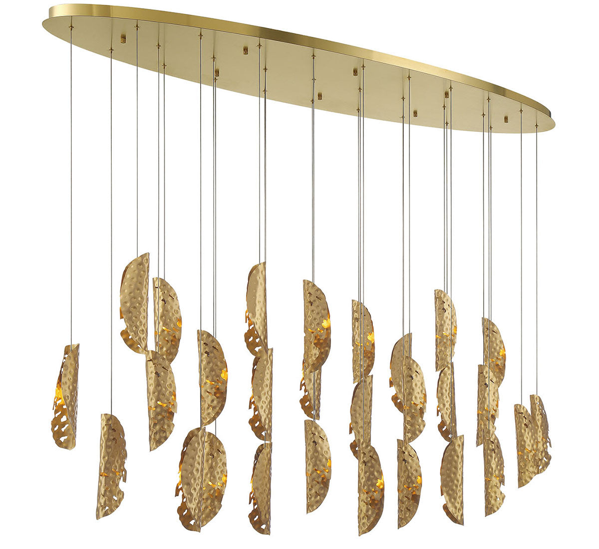 Sorrento 28 Light Oval LED Chandelier
