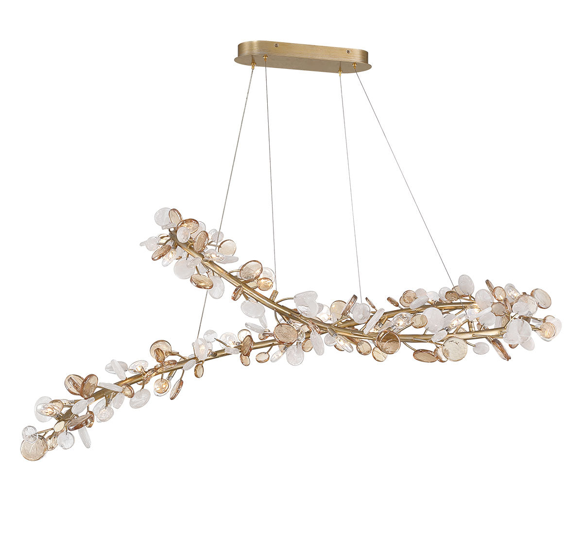 Pisa 17 Light Oval LED Chandelier