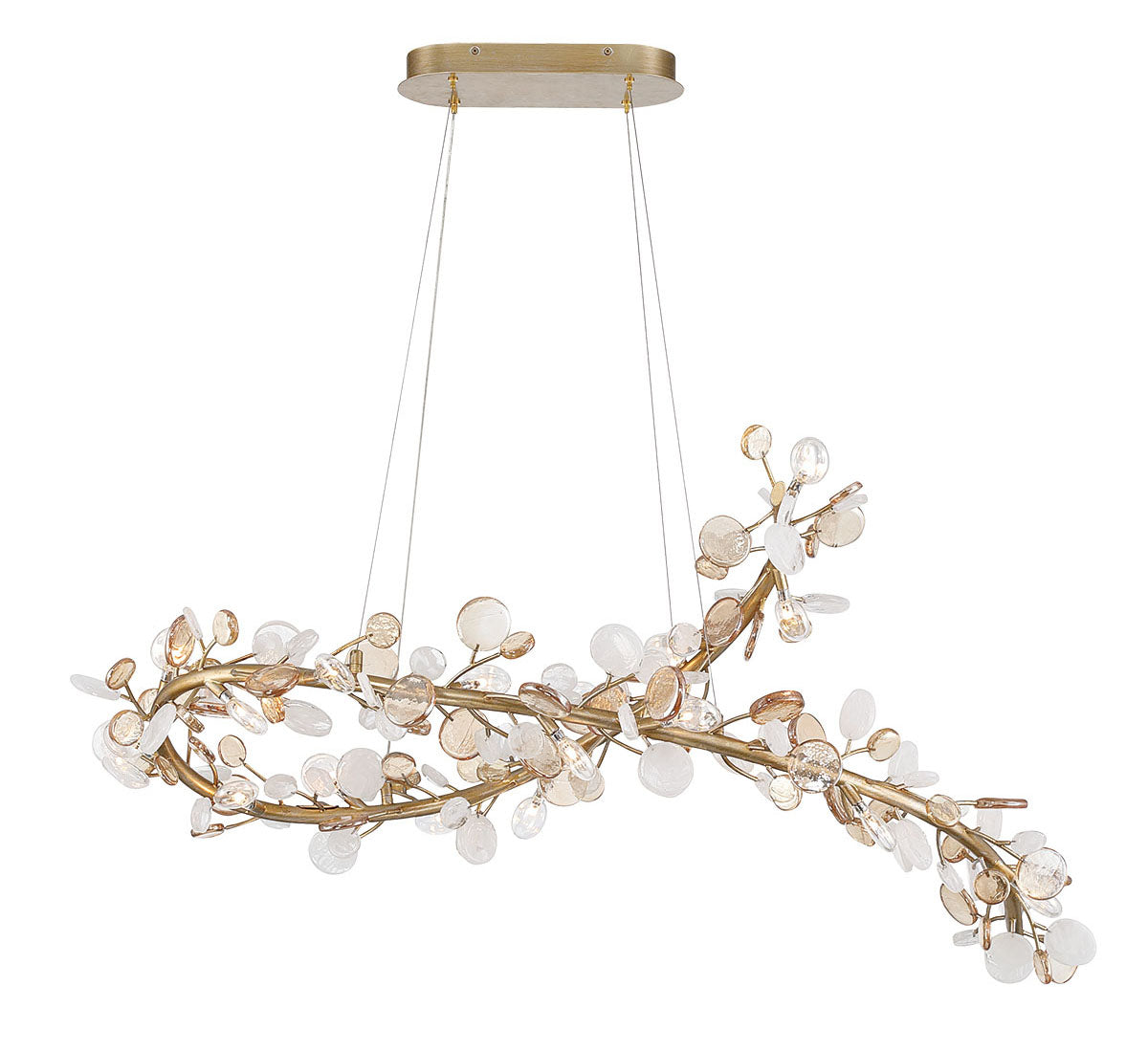 Pisa 17 Light Oval LED Chandelier