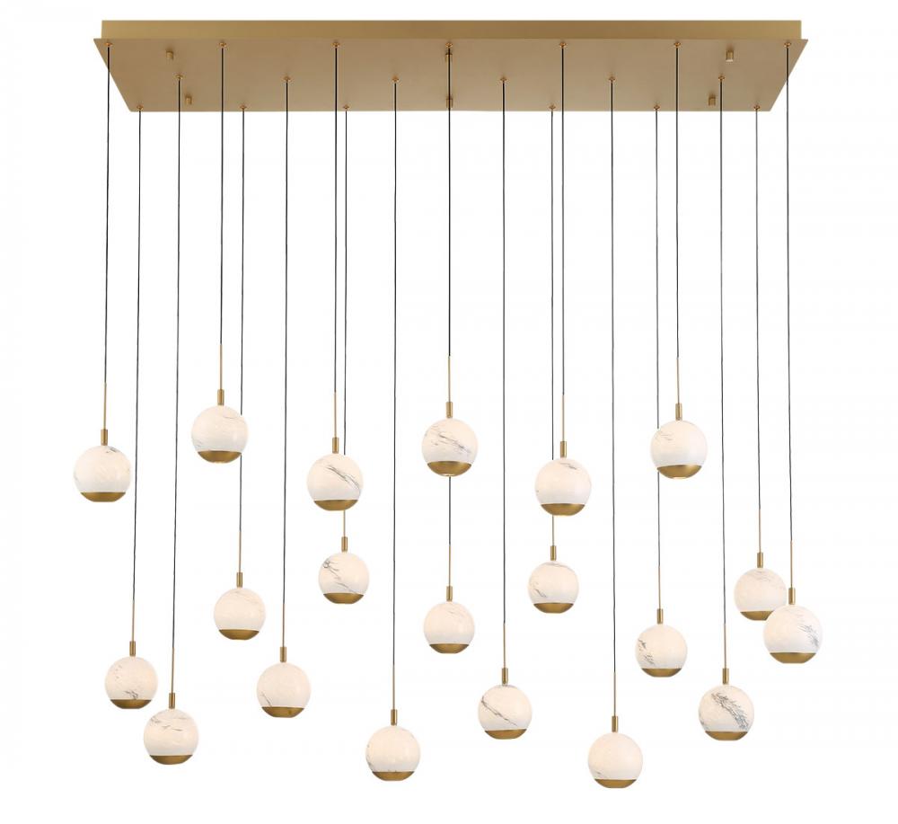 Baveno Rectangular LED Chandelier