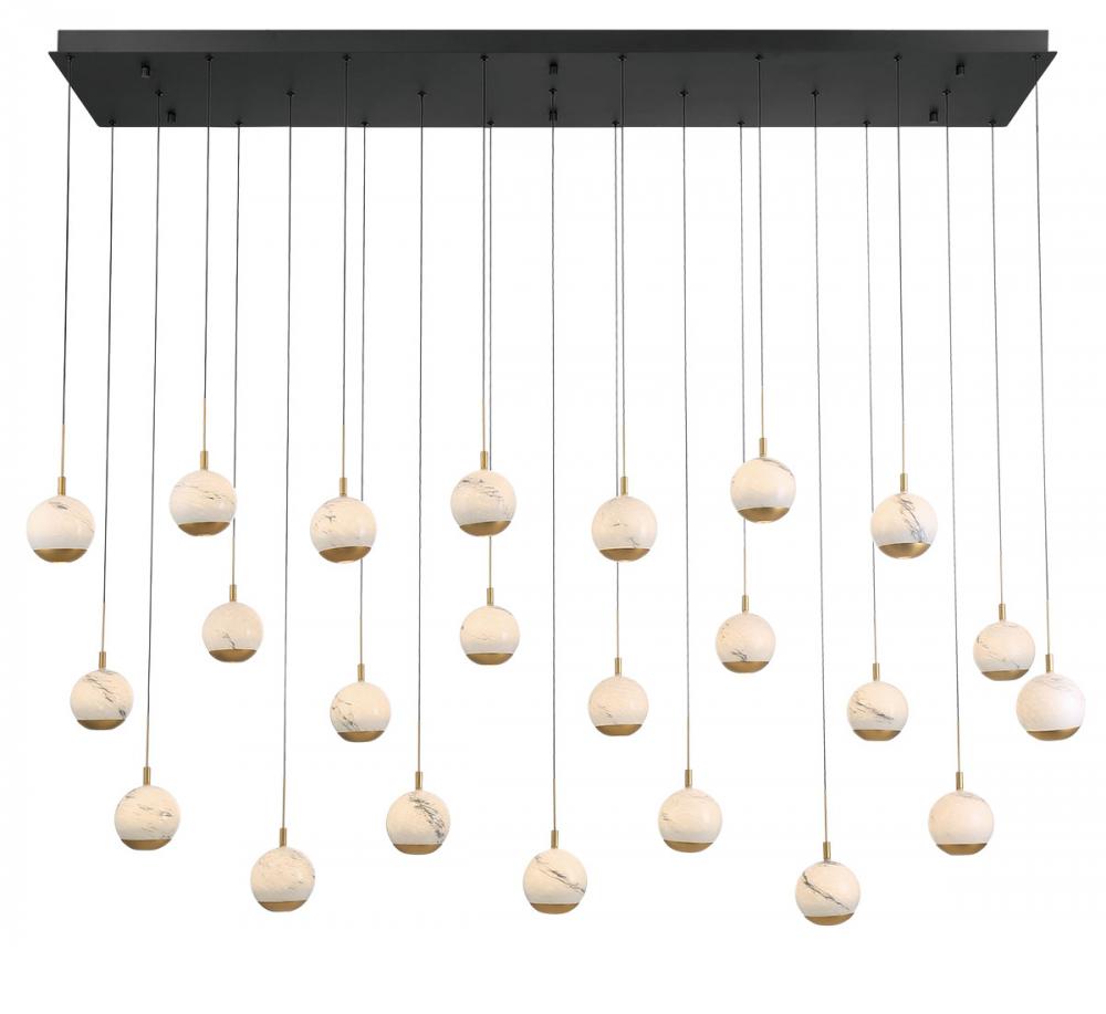 Baveno Rectangular LED Chandelier