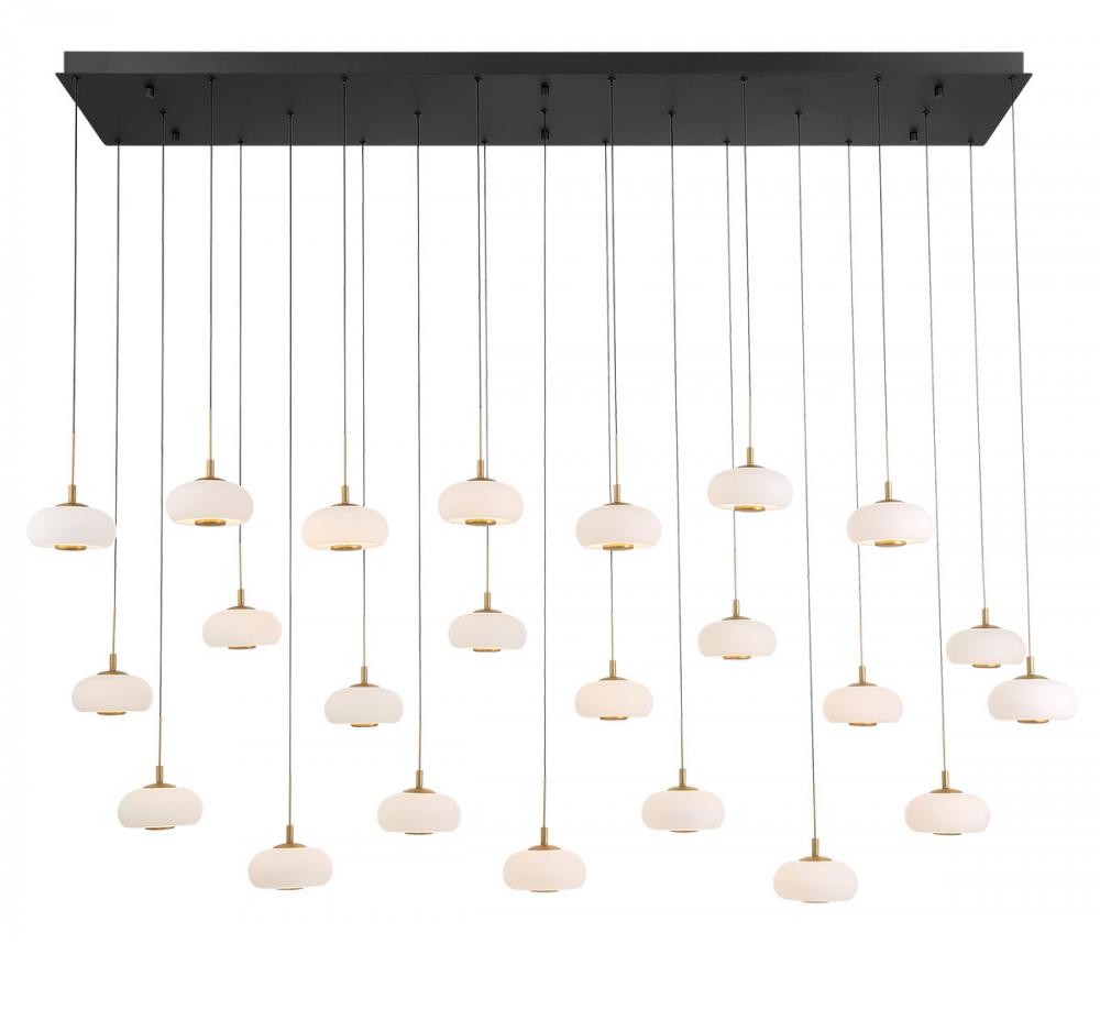 Adelfia Rectangular LED Chandelier