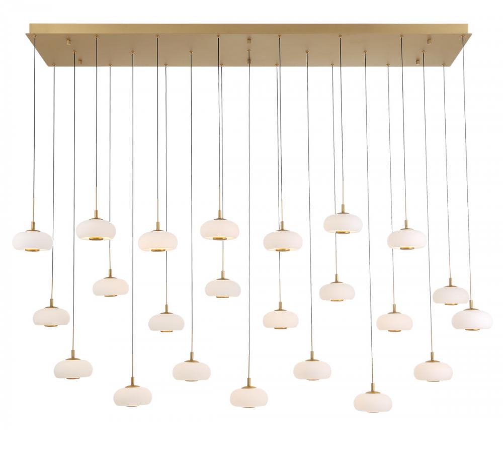 Adelfia Rectangular LED Chandelier