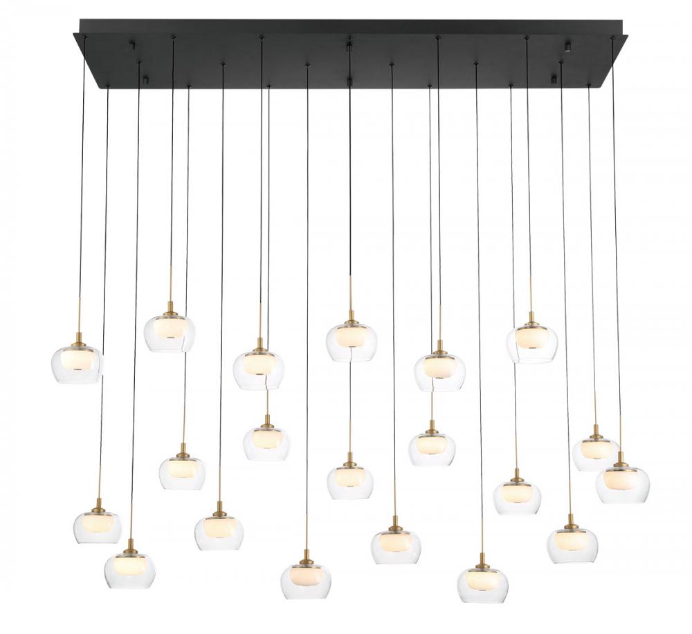 Manarola Rectangular LED Chandelier