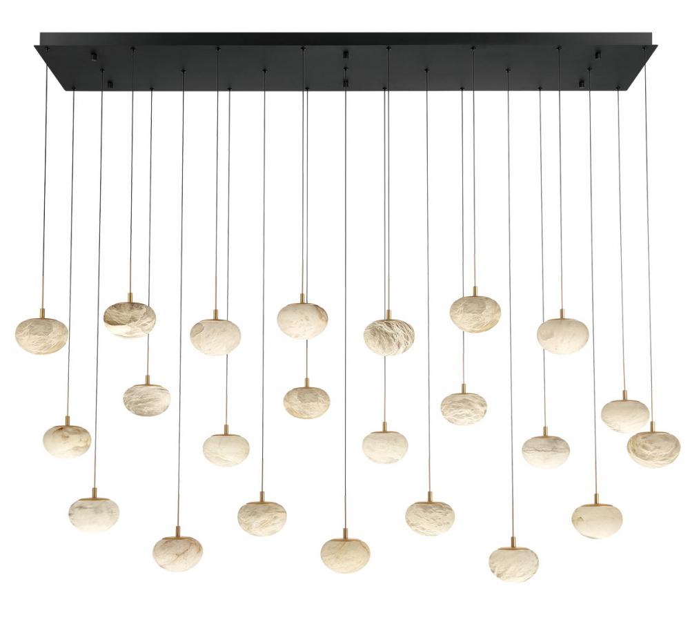 Calcolo Rectangular LED Chandelier