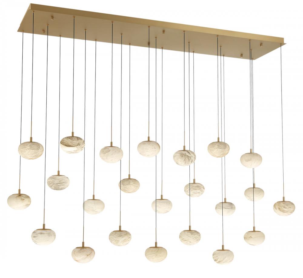 Calcolo Rectangular LED Chandelier