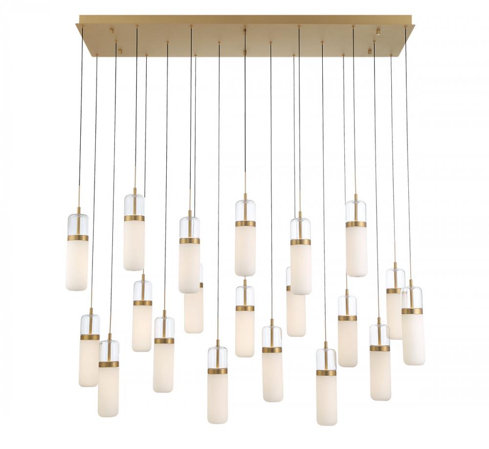 Verona Rectangular LED Chandelier