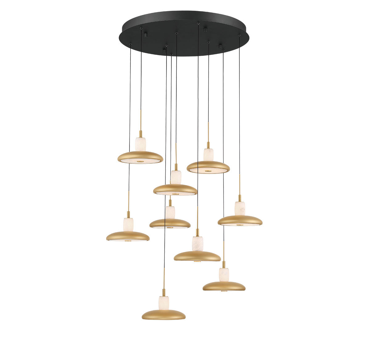 Mantova 9 Light Round LED Chandelier