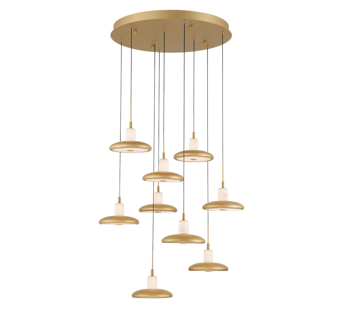 Mantova 9 Light Round LED Chandelier