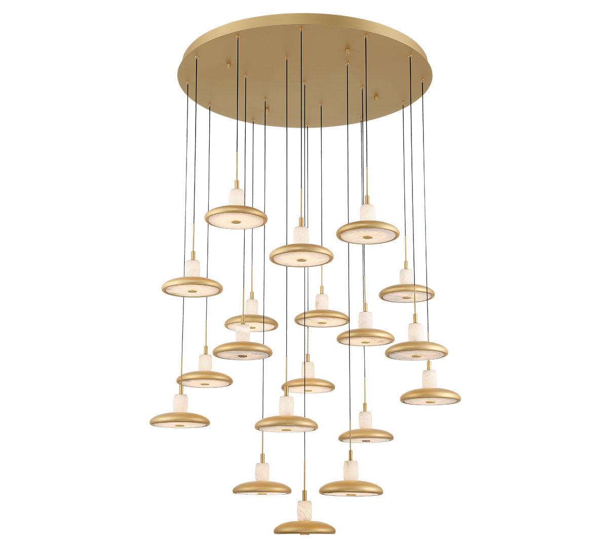 Mantova 19 Light Round LED Chandelier