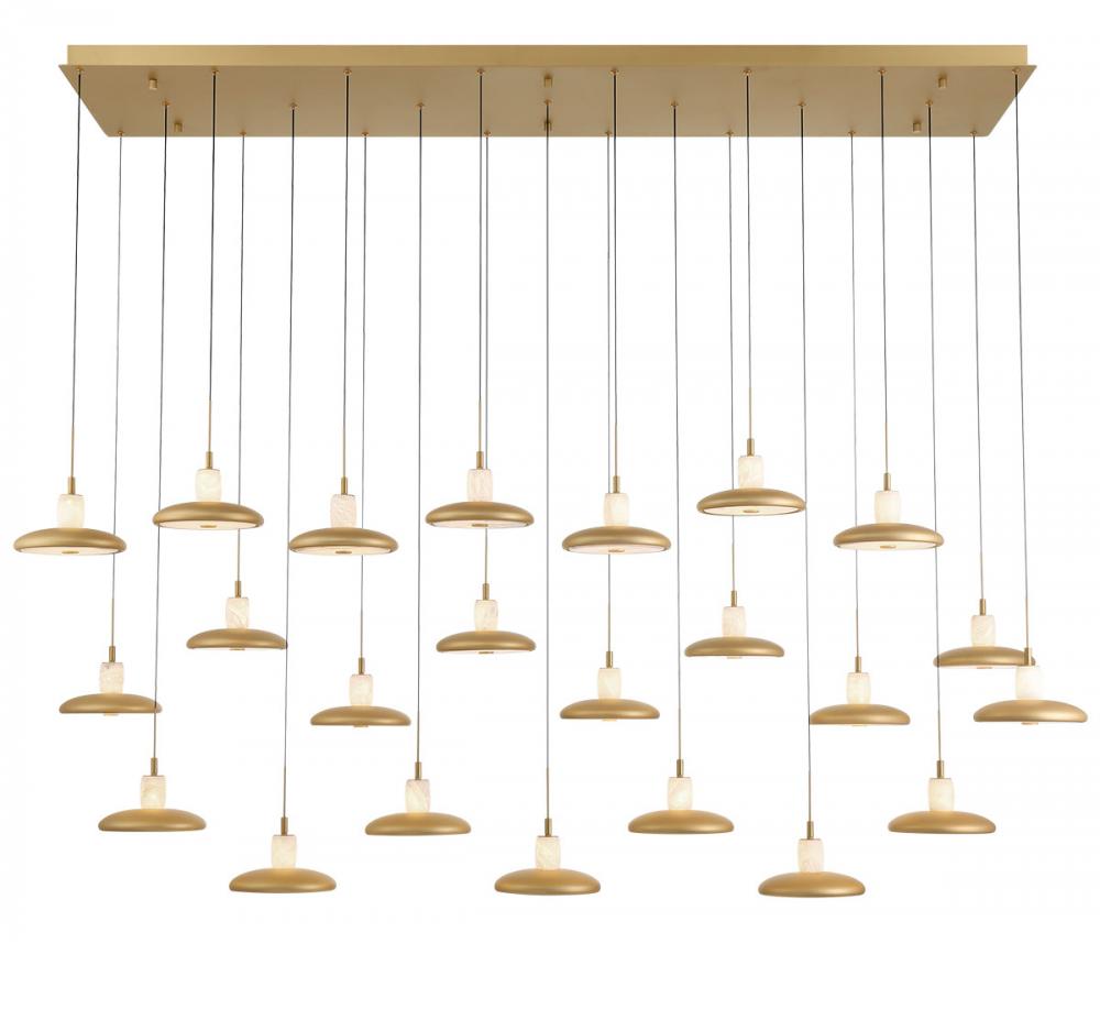 Mantova Rectangular LED Chandelier