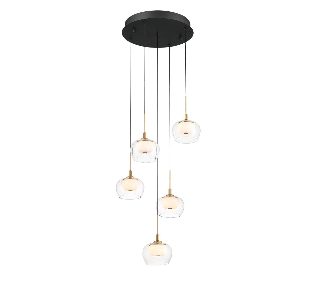 Manarola 5 Light Round LED Chandelier